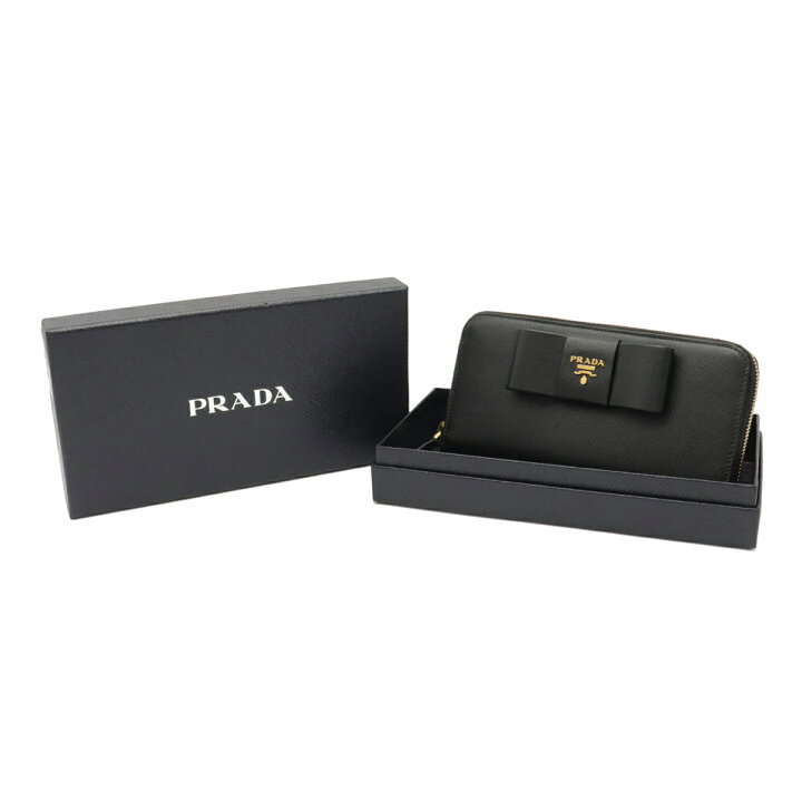 楽天市場】【未使用品】【財布】PRADA プラダ SAFFIANO FIOCCO リボン 