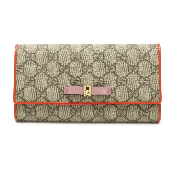 楽天市場】【新品未使用品】【財布】GUCCI グッチ GGスプリーム リボン  