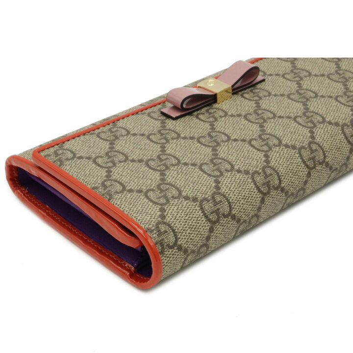 楽天市場】【新品未使用品】【財布】GUCCI グッチ GGスプリーム リボン 
