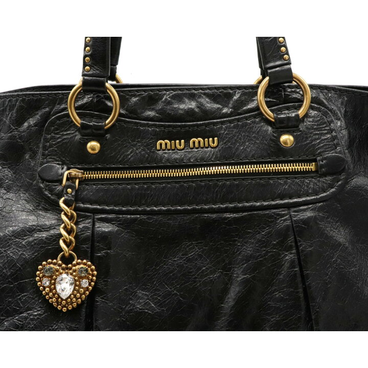楽天市場】【バッグ】Miu Miu ミュウ ミュウ ミュウミュウ ハート  