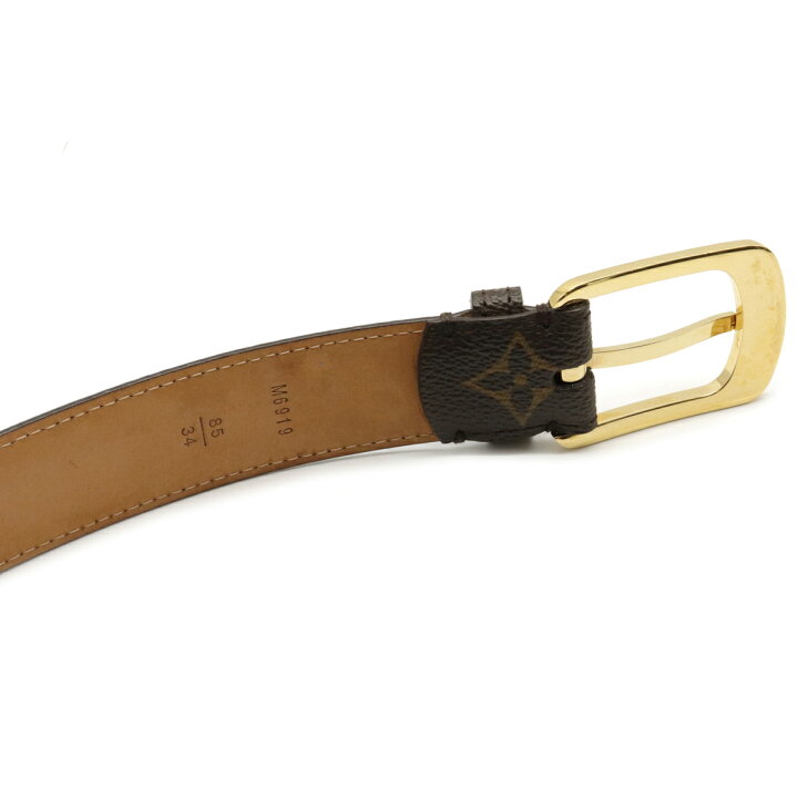 楽天市場】LOUIS VUITTON ルイ ヴィトン モノグラム サンチュール  