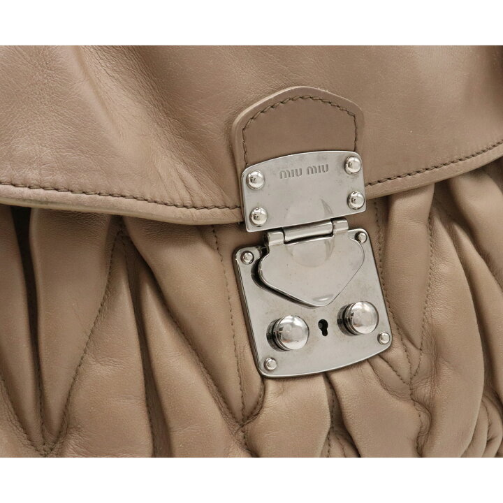 楽天市場】【バッグ】Miu Miu ミュウ ミュウ ミュウミュウ マテラッセ 