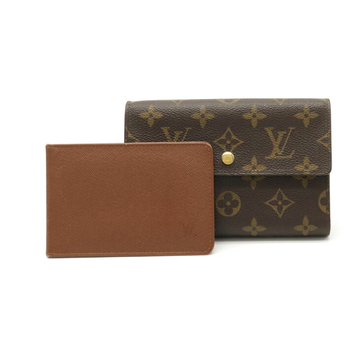 楽天市場】【財布】LOUIS VUITTON ルイ ヴィトン モノグラム ポルト 