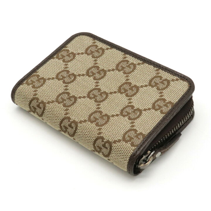 楽天市場】【財布】GUCCI グッチ GGキャンバス ラウンドファスナー  