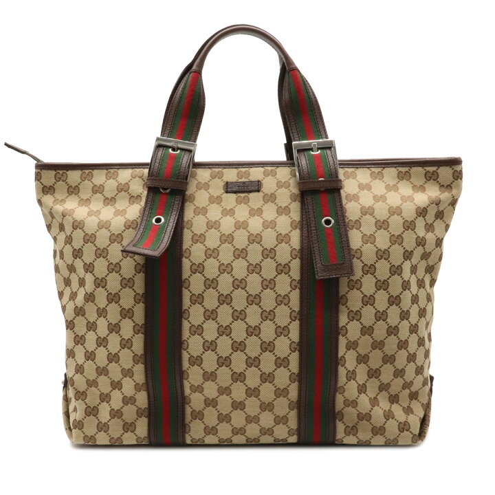 楽天市場】【バッグ】GUCCI グッチ GGキャンバス シェリーライン 