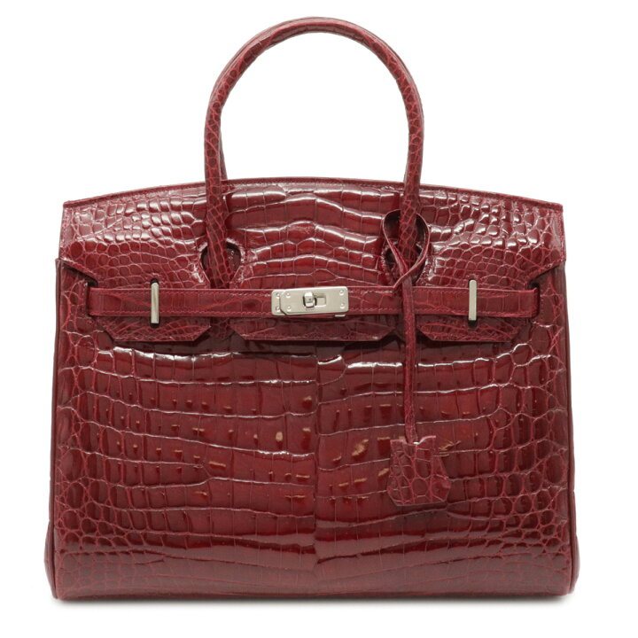 楽天市場】【バッグ】クロコダイル クロコ ワニ革 ハンドバッグ レザー  