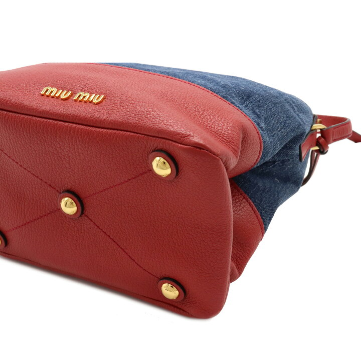 楽天市場】【バッグ】Miu Miu ミュウ ミュウ ミュウミュウ マドラス  