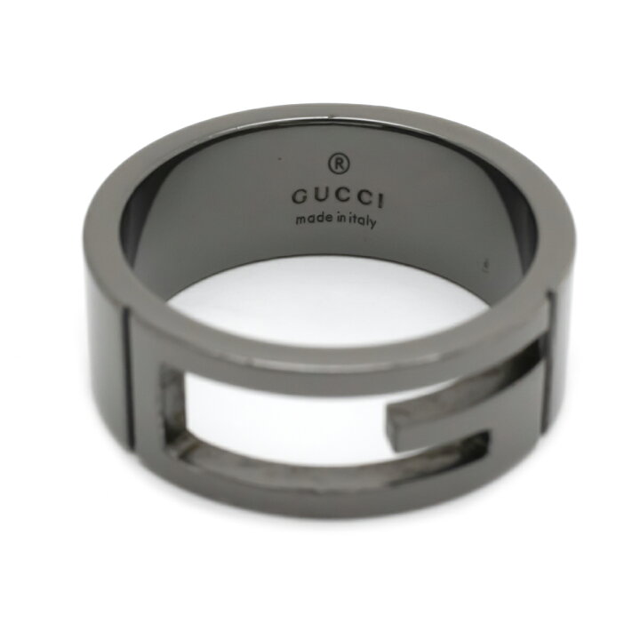 楽天市場】【ジュエリー】GUCCI グッチ ブランデッドG オープンGリング 