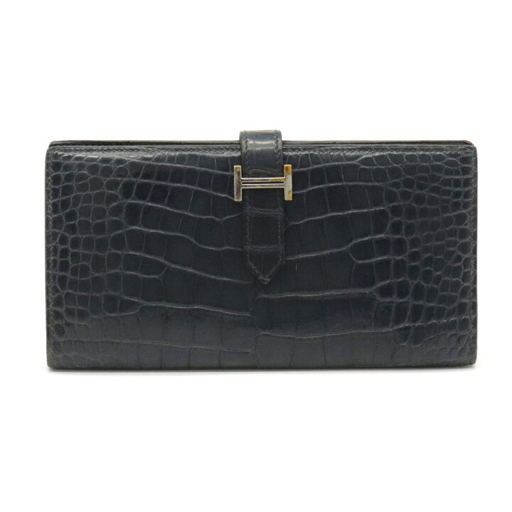 楽天市場】【財布】HERMES エルメス ベアンスフレ 長財布 アリゲーター  