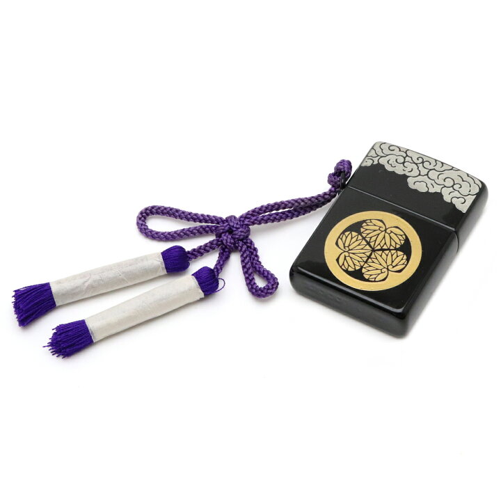 楽天市場】【未使用品】ZIPPO ジッポ 本金蒔絵 葵の紋 ライター オイル 