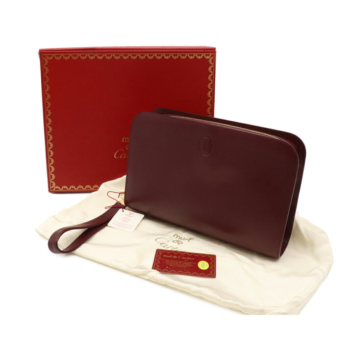 楽天市場】【未使用品】【バッグ】Cartier カルティエ マストライン 