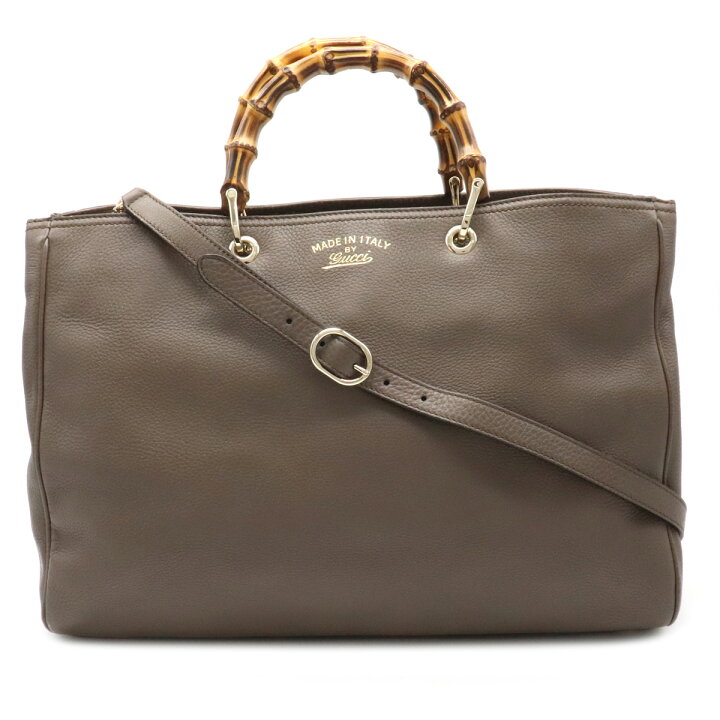 楽天市場】【バッグ】GUCCI グッチ バンブー ショッパー ラージトート  