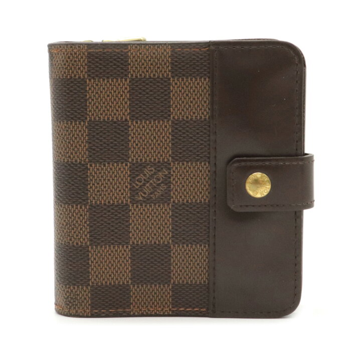 楽天市場】【財布】LOUIS VUITTON ルイ ヴィトン ダミエ コンパクト 