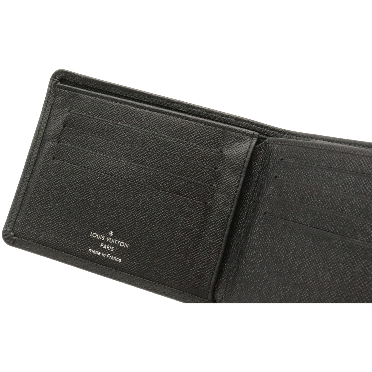 特上美品 《Louis Vuitton》ルイヴィトン 二つ折り財布 タイガ ブラック | www.tegdarco.com