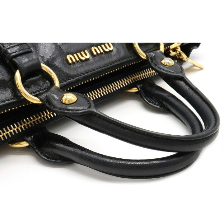 楽天市場】【バッグ】Miu Miu ミュウ ミュウ ミュウミュウ VITELLO 