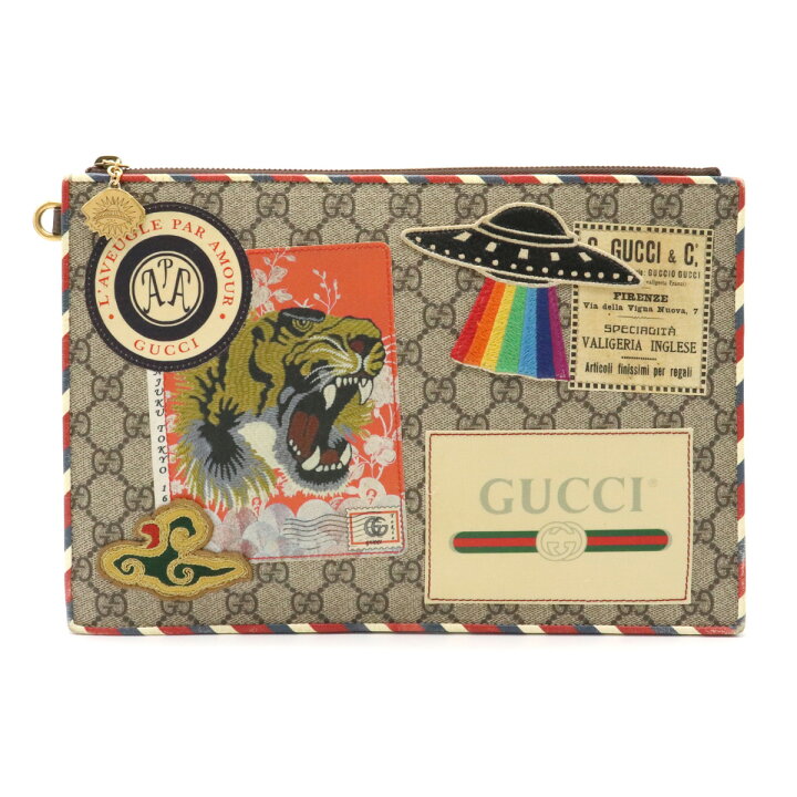 楽天市場】【バッグ】GUCCI グッチ GGスプリーム クーリエ クラッチ  