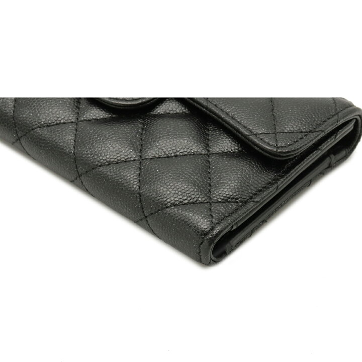 楽天市場】【財布】CHANEL シャネル マトラッセ ココマーク 3つ折財布  