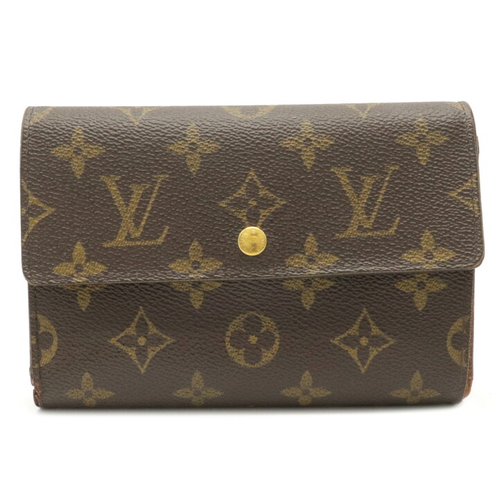 楽天市場】【財布】LOUIS VUITTON ルイ ヴィトン モノグラム ポルト 