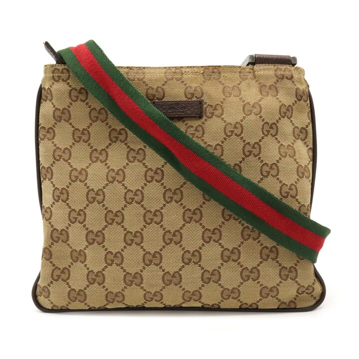 楽天市場】【バッグ】GUCCI グッチ GGキャンバス シェリーライン 