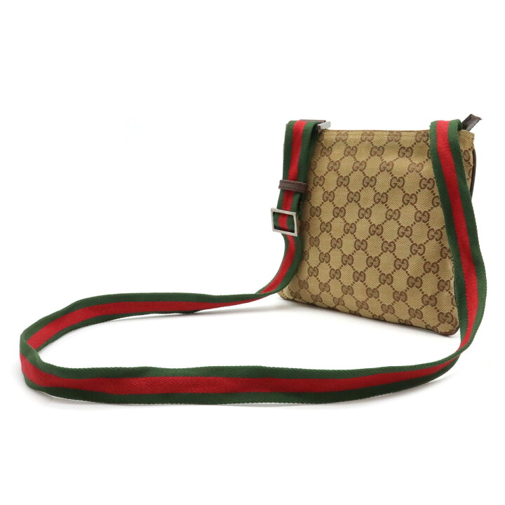 楽天市場】【バッグ】GUCCI グッチ GGキャンバス シェリーライン  