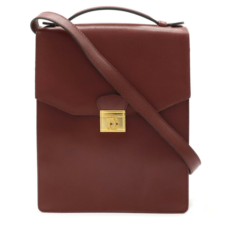 楽天市場】【バッグ】Cartier カルティエ マストライン スクエア  