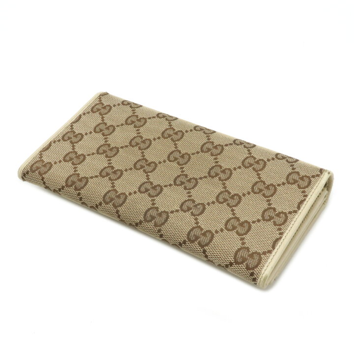 楽天市場】【財布】GUCCI グッチ GGキャンバス 2つ折長財布 二つ折り長 