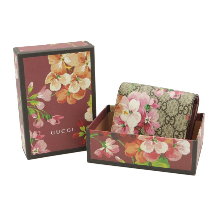 楽天市場】【未使用品】【財布】GUCCI グッチ GGブルームス GG 