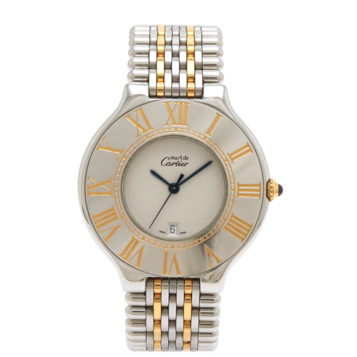【ウォッチ】 Cartier カルティエ マスト21 マスト ヴァンティアン SS GP メンズ QZ クォーツ 腕時計 【中古】 | Blumin  楽天市場店