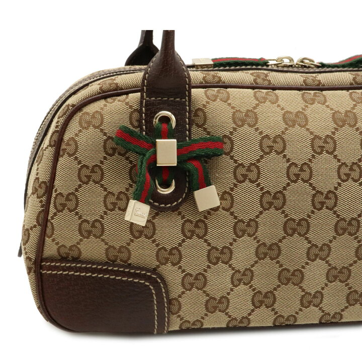 楽天市場】【バッグ】GUCCI グッチ プリンシー GGキャンバス リボン 