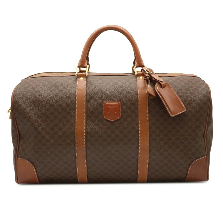 楽天市場】【バッグ】CELINE セリーヌ マカダム柄 ボストンバッグ  