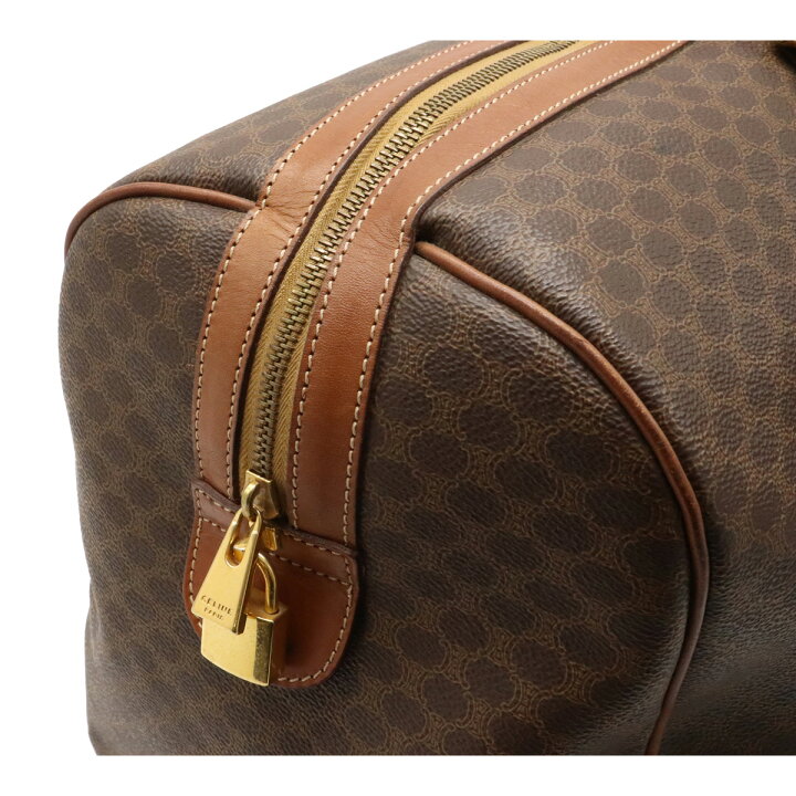 楽天市場】【バッグ】CELINE セリーヌ マカダム柄 ボストンバッグ  