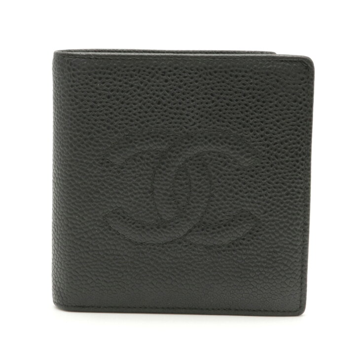 楽天市場】【財布】CHANEL シャネル キャビアスキン ココマーク 2つ折 