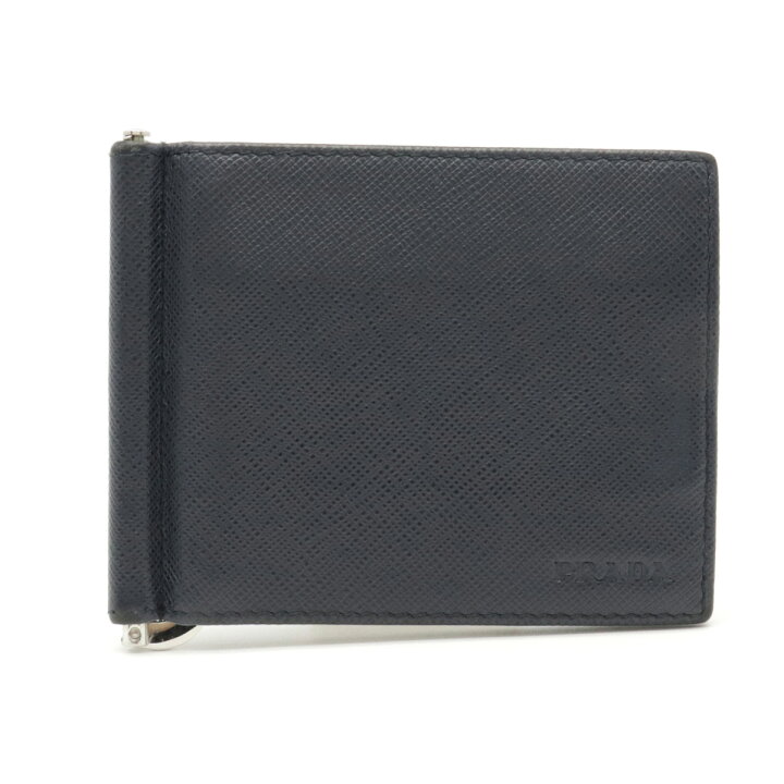 楽天市場】【財布】PRADA プラダ SAFFIANO マネークリップ式 2つ折 