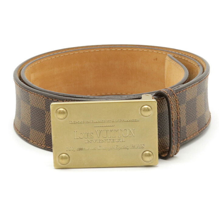 楽天市場】LOUIS VUITTON ルイ ヴィトン ダミエ サンチュール アン  