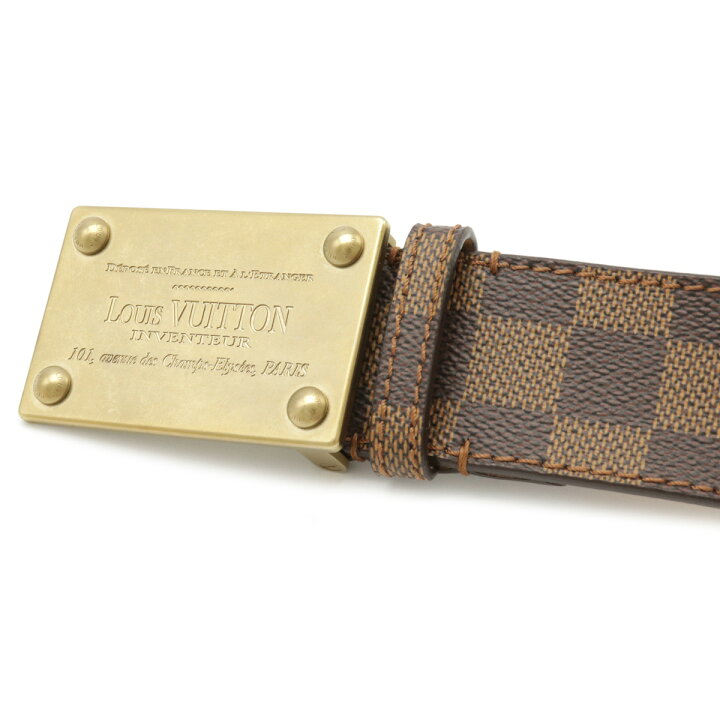 楽天市場】LOUIS VUITTON ルイ ヴィトン ダミエ サンチュール アン 