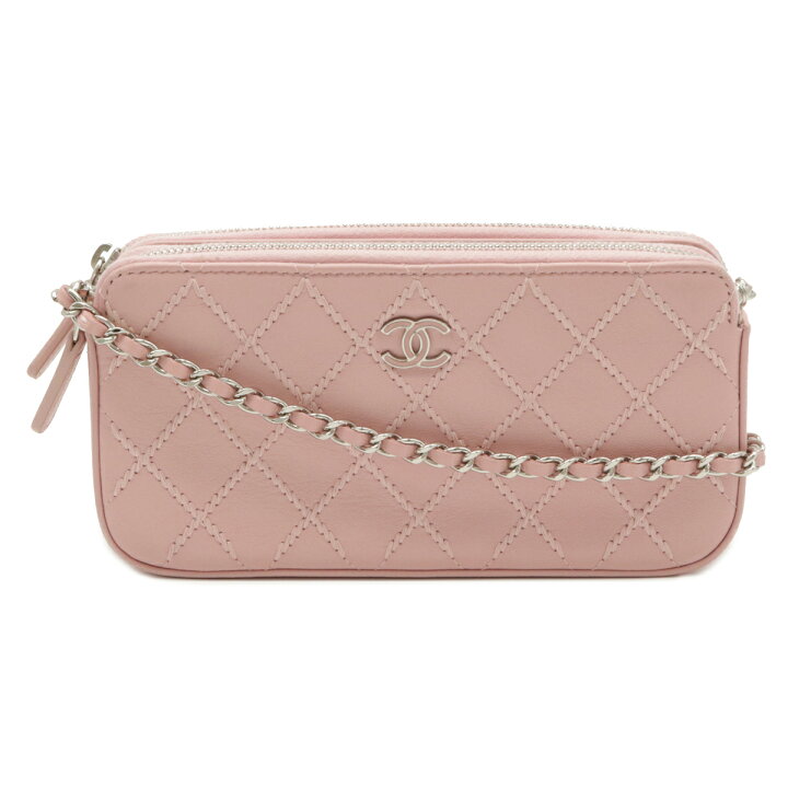 楽天市場】【財布】CHANEL シャネル マトラッセ ワイルドステッチ W 