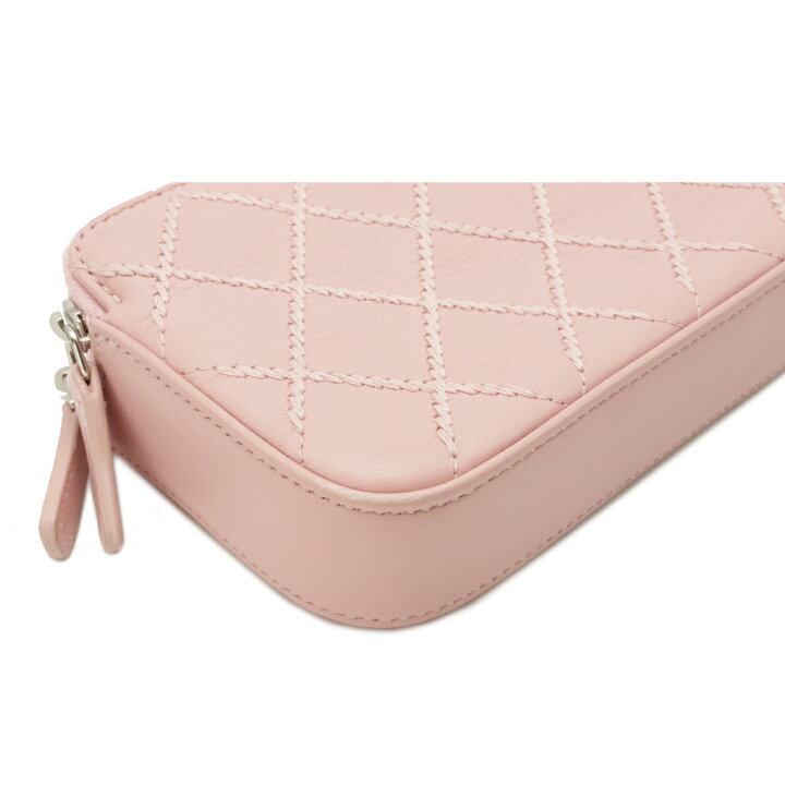 楽天市場】【財布】CHANEL シャネル マトラッセ ワイルドステッチ W 