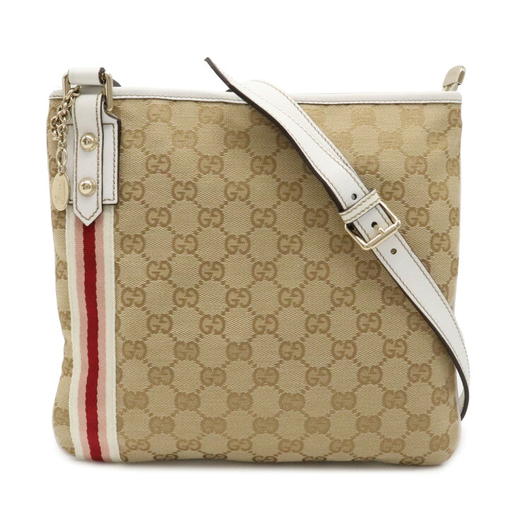 楽天市場】【バッグ】GUCCI グッチ GGキャンバス シェリーライン  