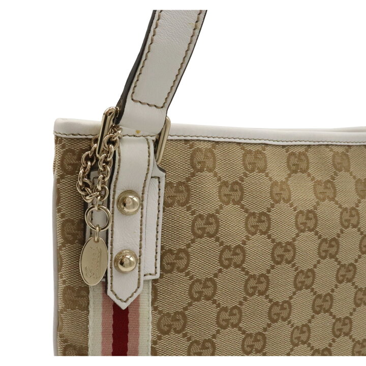 楽天市場】【バッグ】GUCCI グッチ GGキャンバス シェリーライン  