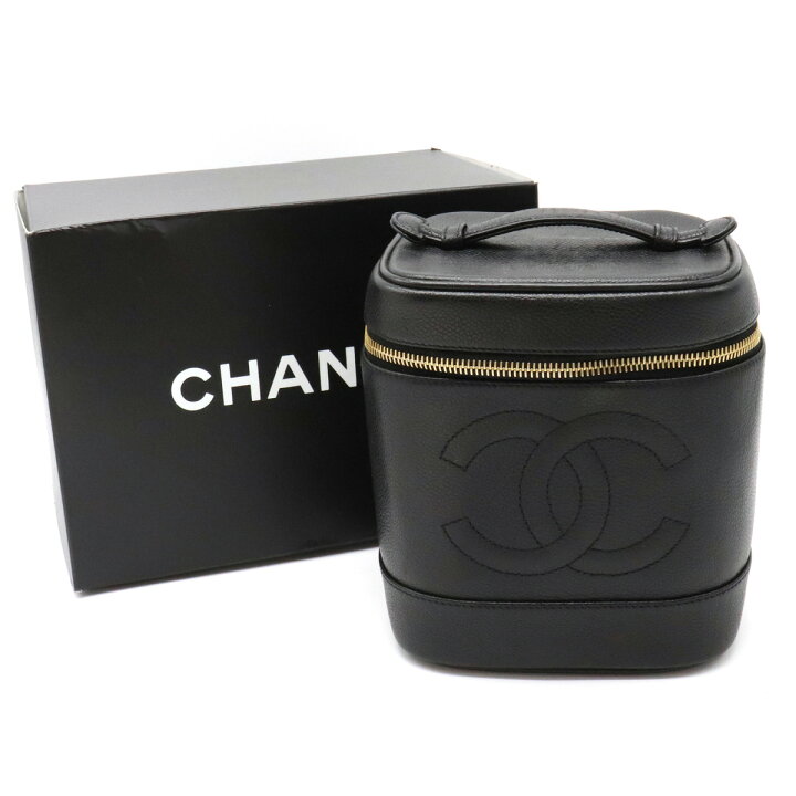 楽天市場】【バッグ】CHANEL シャネル キャビアスキン バニティバッグ 