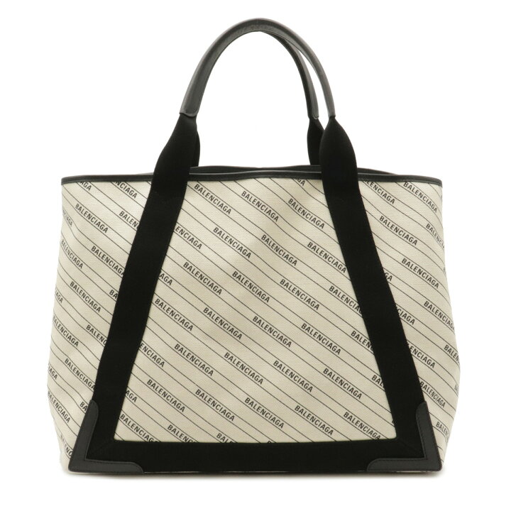 楽天市場】【バッグ】BALENCIAGA バレンシアガ ロゴ ネイビーカバス M  