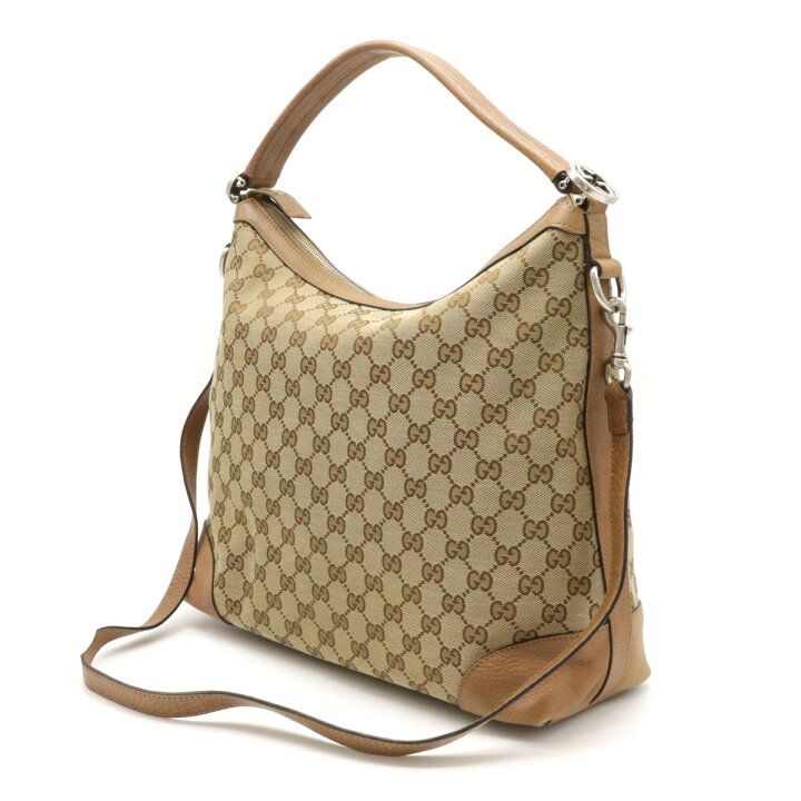 楽天市場】【バッグ】GUCCI グッチ ミスGG ホーボー GGキャンバス 2WAY  