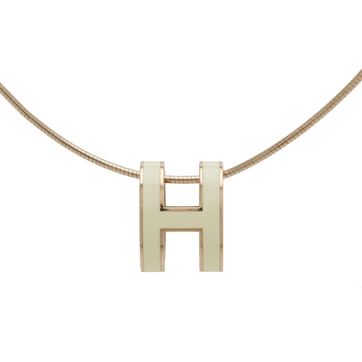 楽天市場】【ジュエリー】HERMES エルメス ポップアッシュ Hネックレス  