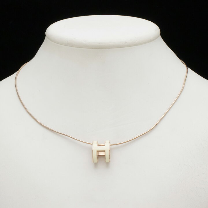 楽天市場】【ジュエリー】HERMES エルメス ポップアッシュ Hネックレス  