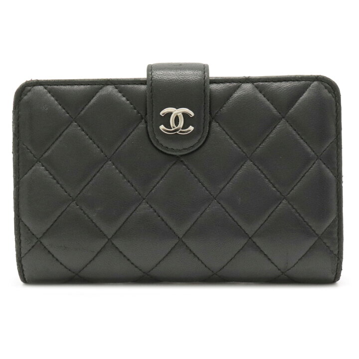 楽天市場】【財布】CHANEL シャネル マトラッセ ココマーク 2つ折財布  