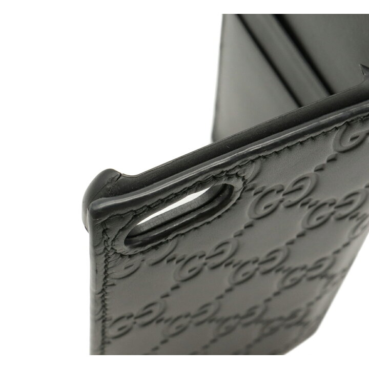 美品】GUCCI グッチシマレザー iPhoneケース7/8 SE 手帳型 黒