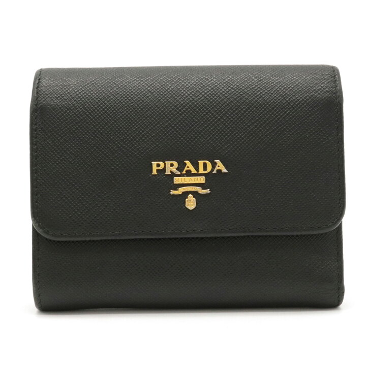 楽天市場】【財布】PRADA プラダ SAFFIANO サフィアーノ 3つ折財布 三 