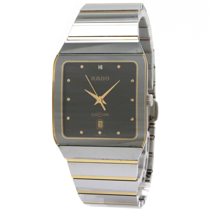 楽天市場】【ウォッチ】RADO ラドー ダイヤスター ブラック文字盤 