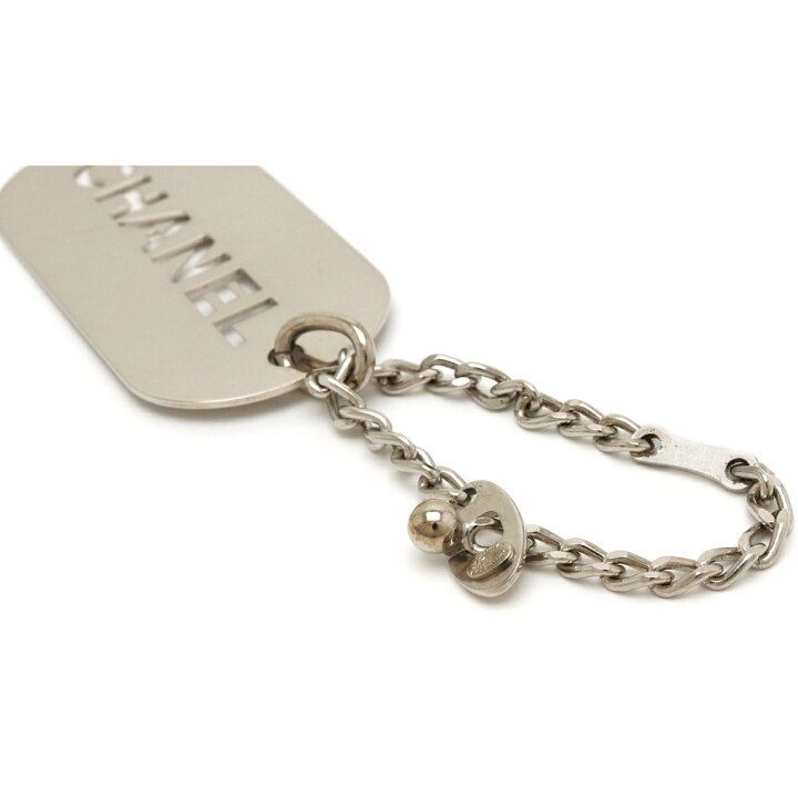 楽天市場】CHANEL シャネル ロゴプレート ドッグタグ キーホルダー  