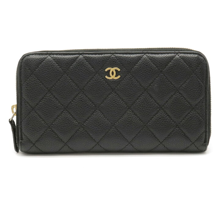 楽天市場】【財布】CHANEL シャネル マトラッセ キャビアスキン ココ 
